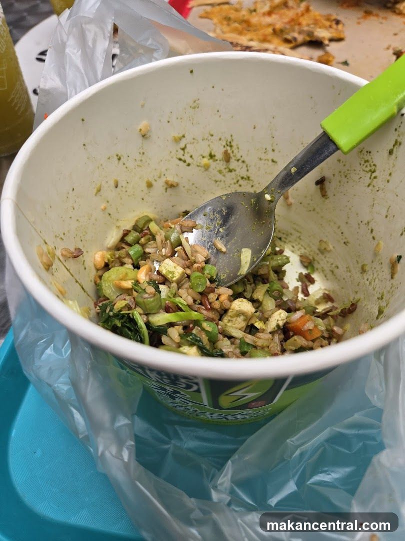 Bowl of food with spoon
