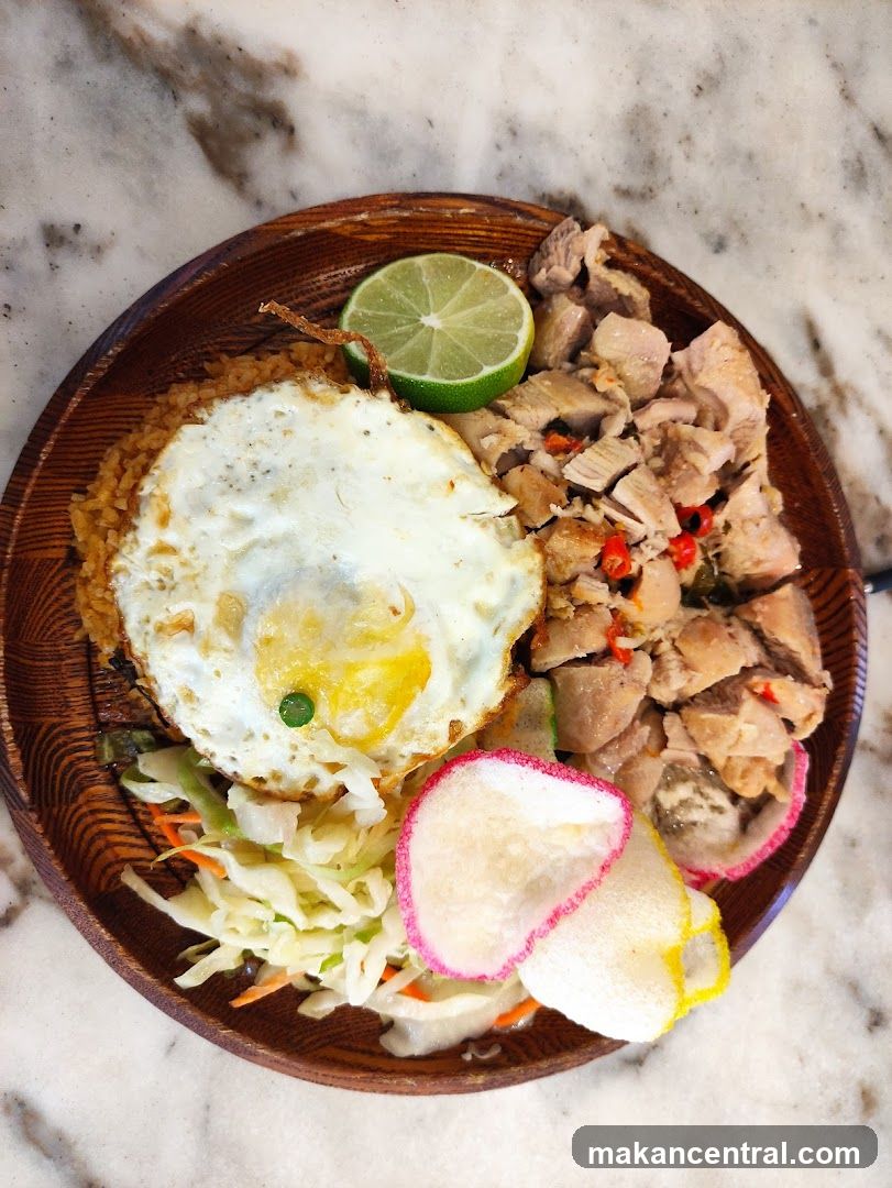Fried Rice with Chicken and Egg