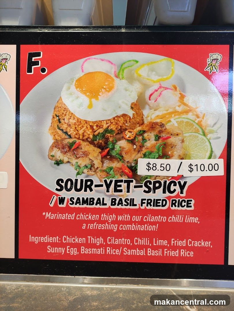 Sour-Yet-Spicy Sambal Basil Fried Rice