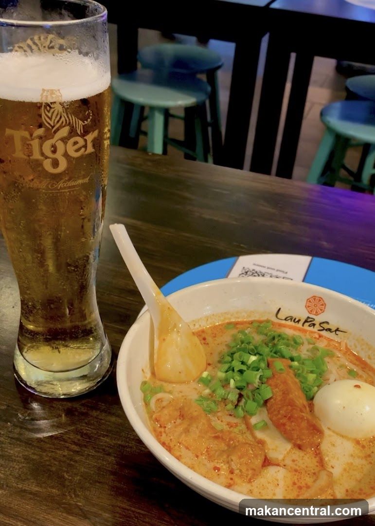 Laksa and Beer