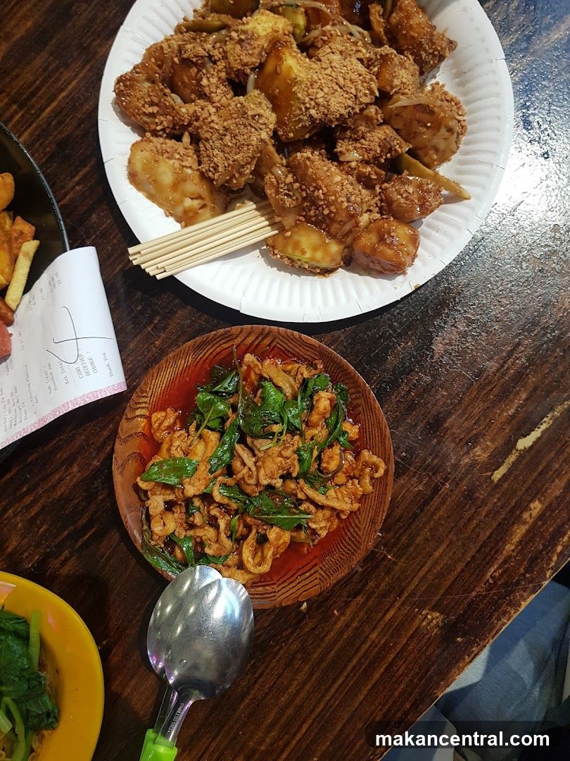 Dishes on a Wooden Table