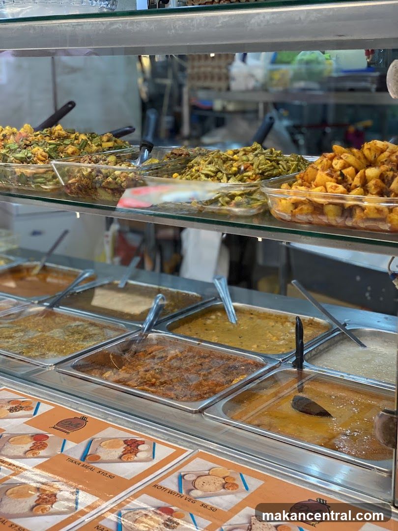 Buffet Style Indian Food Display