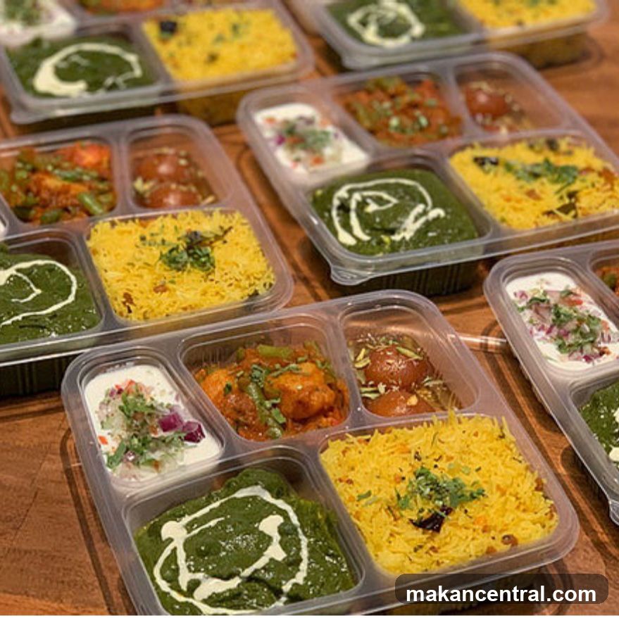 Indian Food Takeout Trays