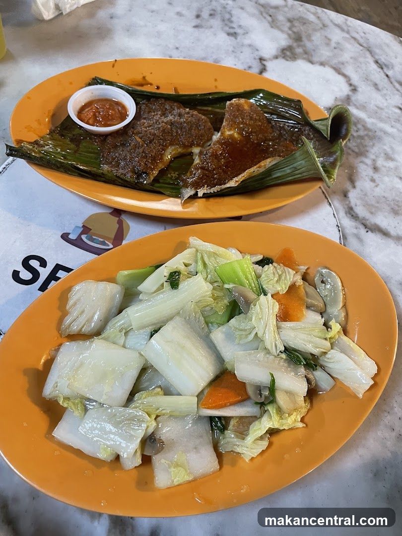 Two Plates of Food