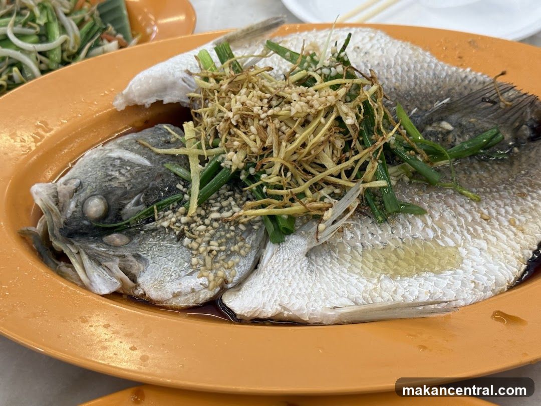 Steamed Fish with Ginger and Scallions