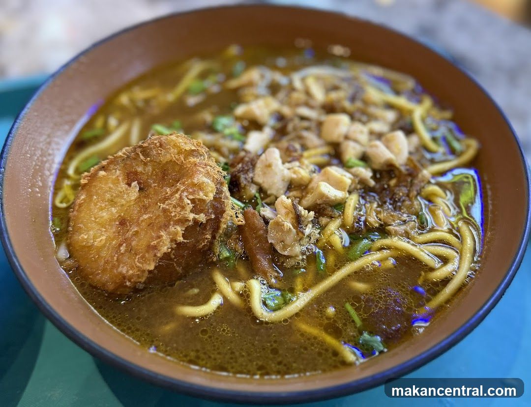 Noodle Soup with Fried Item