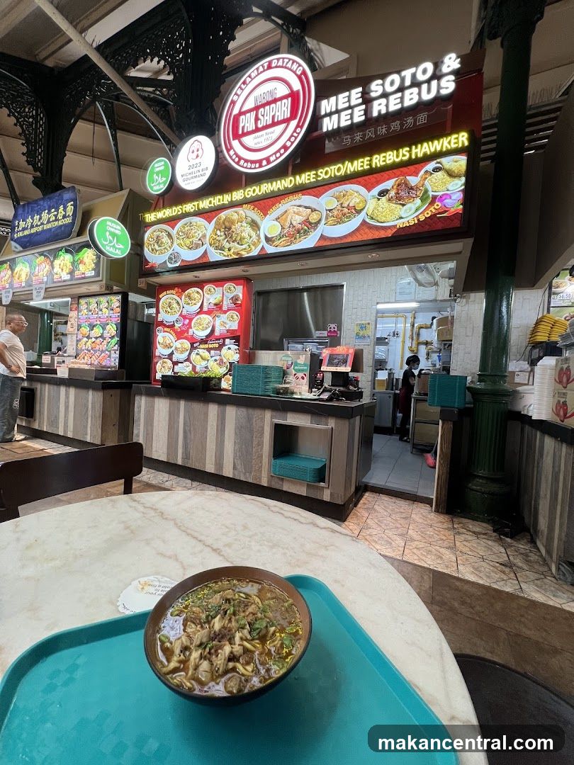 Mee Soto & Mee Rebus Hawker Stall