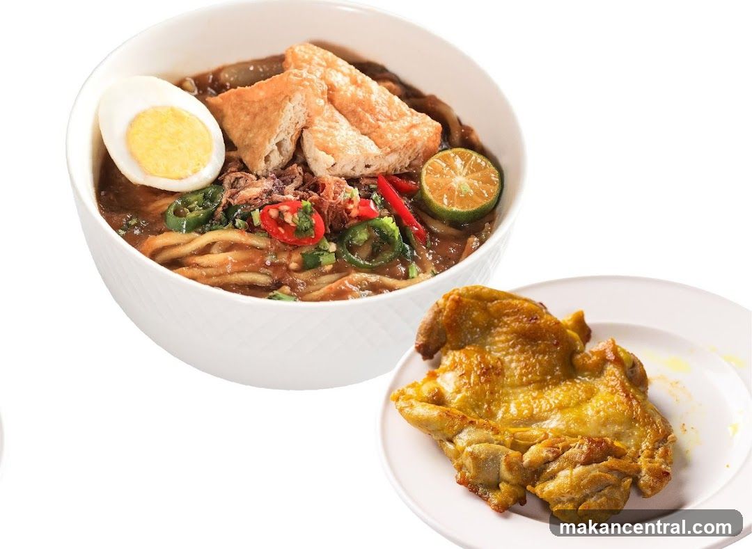 Noodle Soup and Fried Chicken