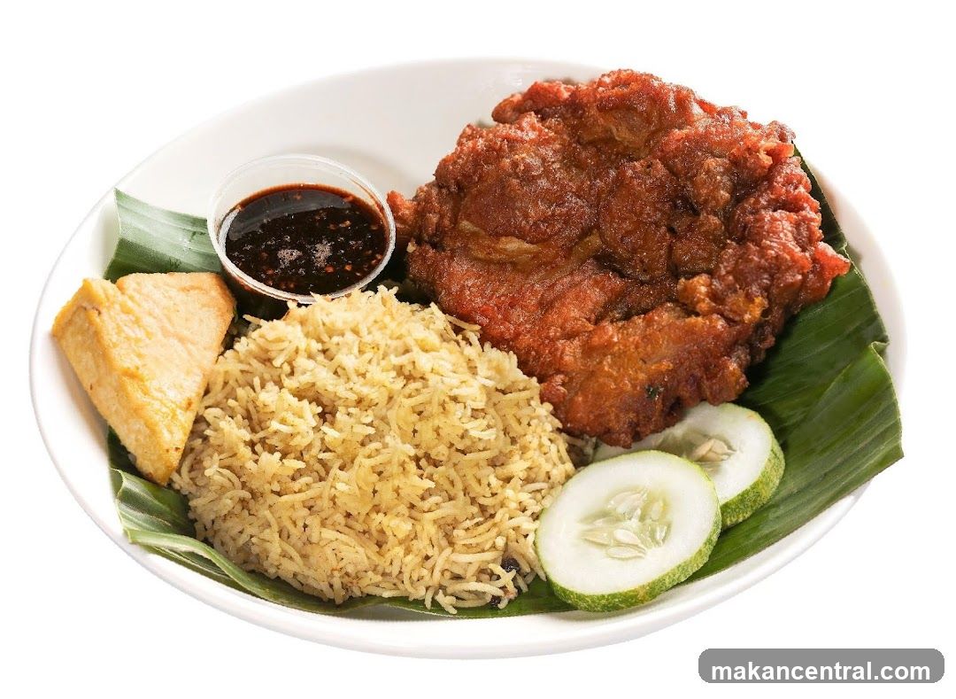 Fried Chicken Rice Plate