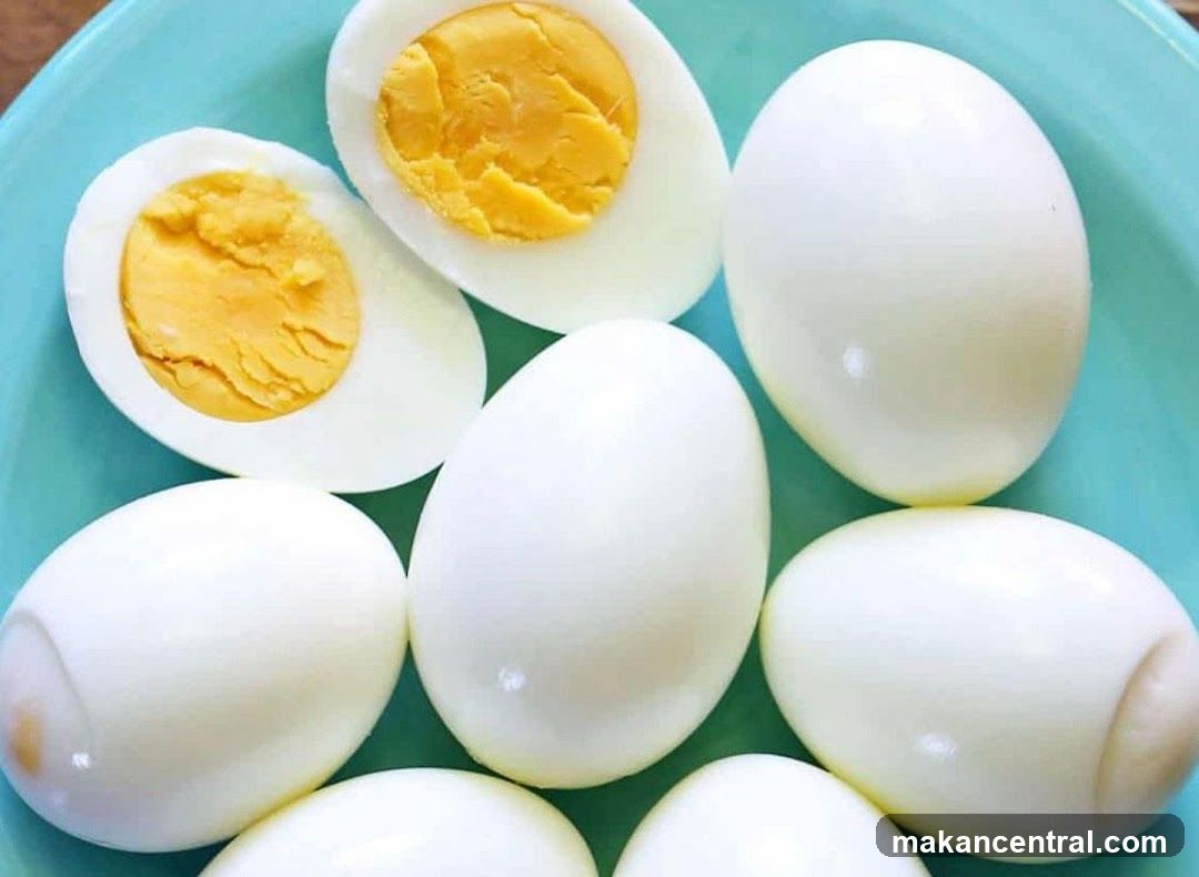 Hard-boiled eggs