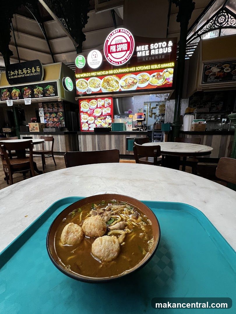 Food Stall with Dishes
