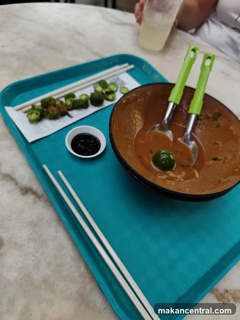 Meal with Lime and Sauce