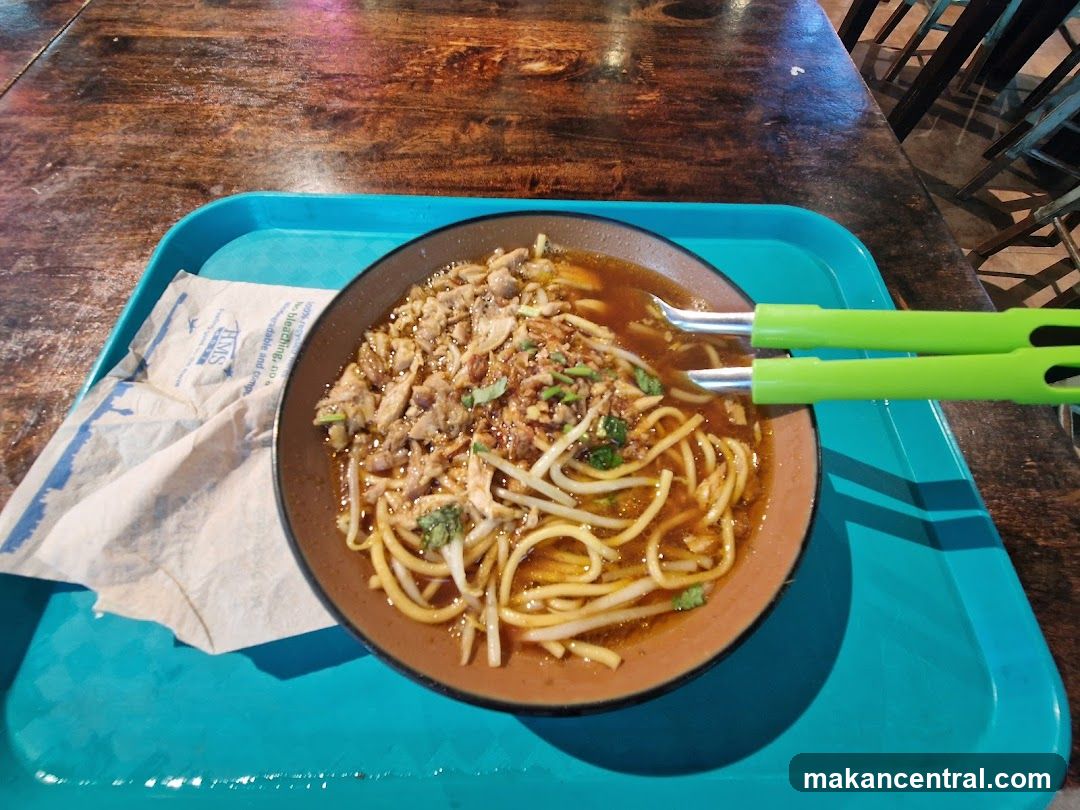 Noodle Dish with Chopsticks
