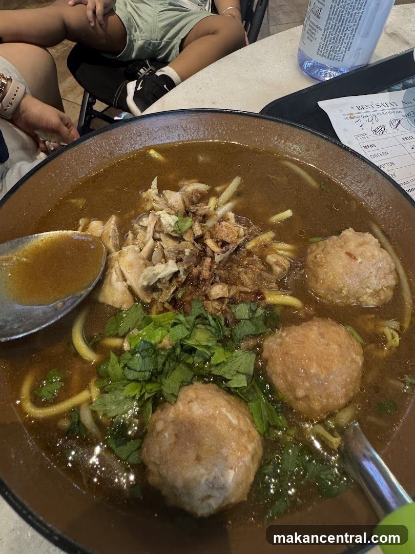 Bowl of Noodles with Meatballs