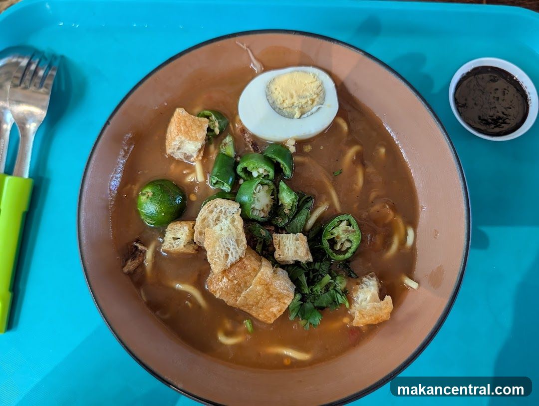 Noodle Soup with Egg and Chili