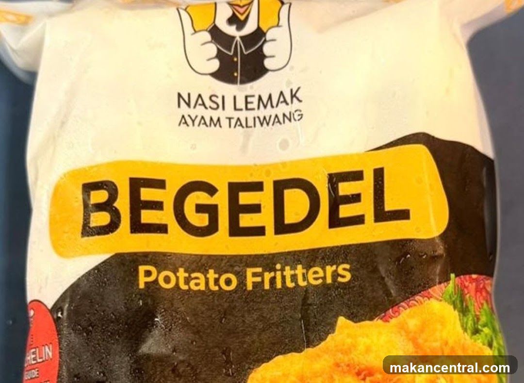 Begedel Potato Fritters Packaging