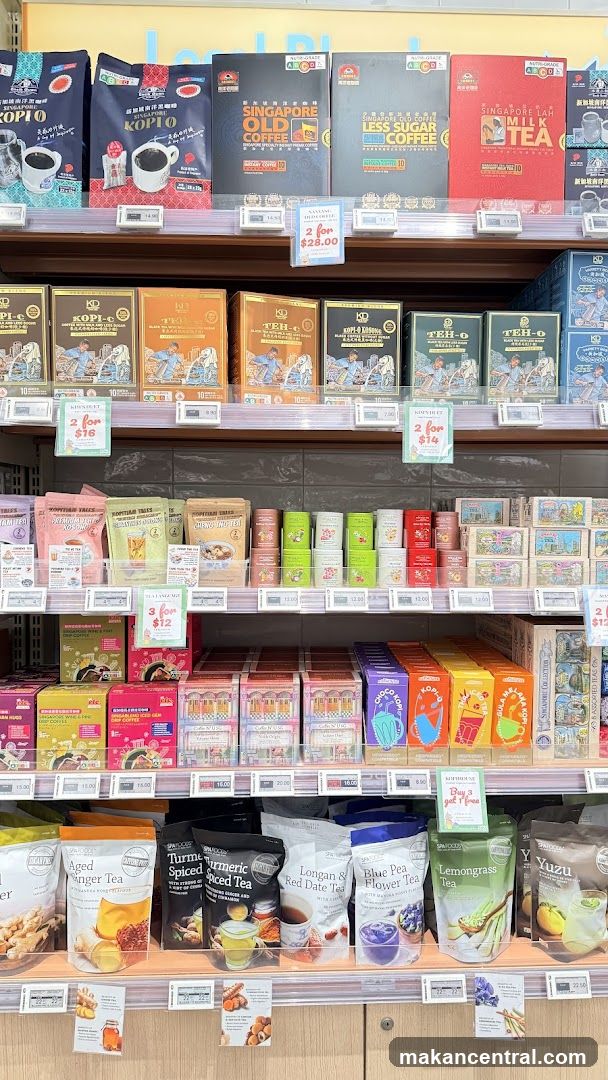 Assorted Beverages on Shelves