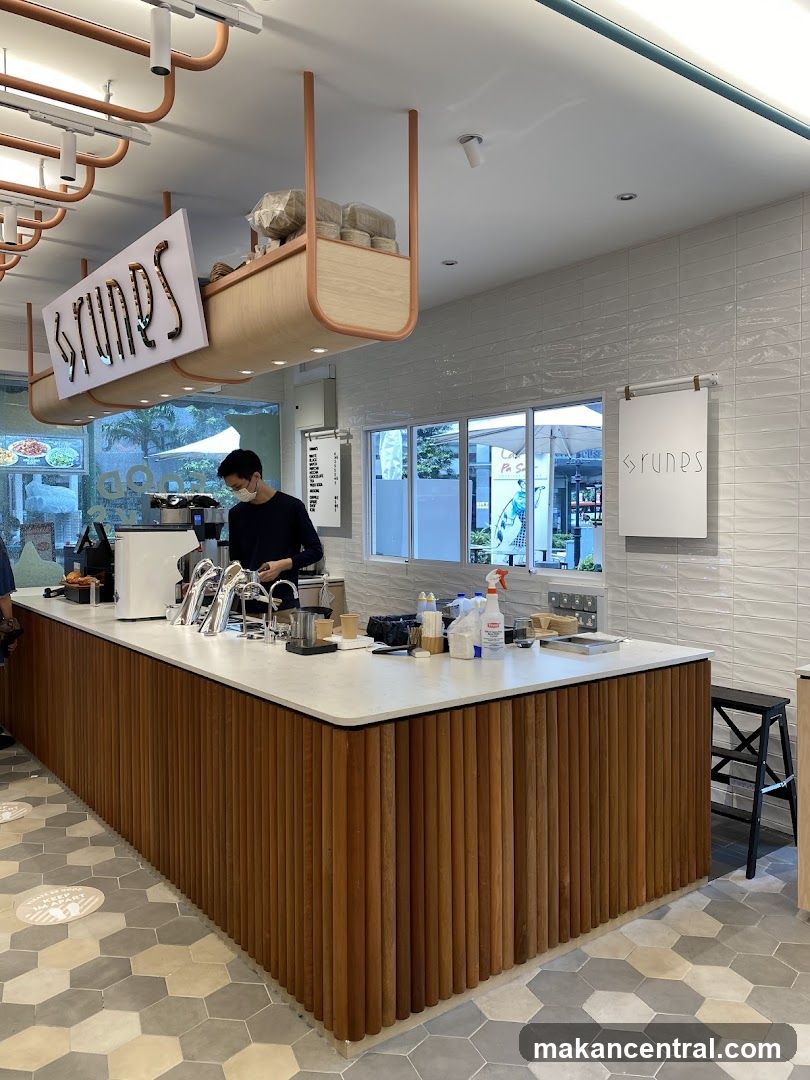 Modern Coffee Shop Counter