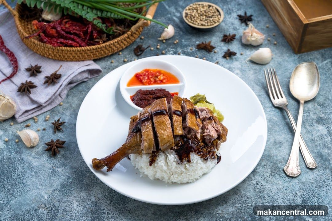 Roast Duck with Rice