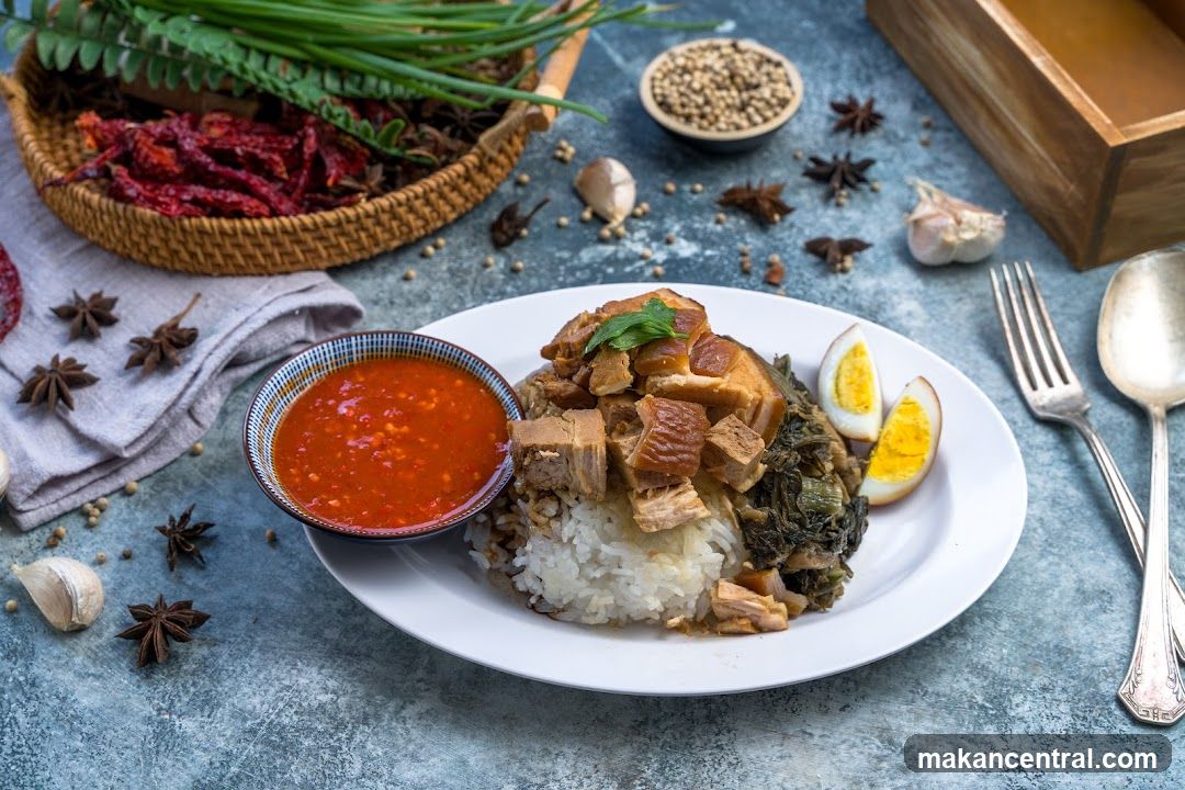Braised Pork Belly with Rice