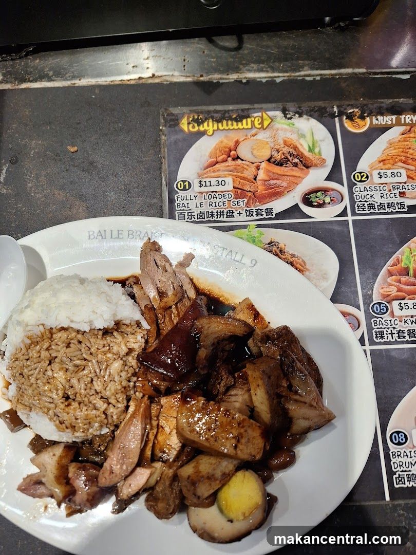 Braised Duck Rice Set