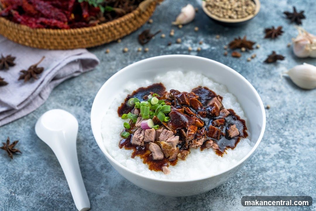 Congee with Meat and Gravy
