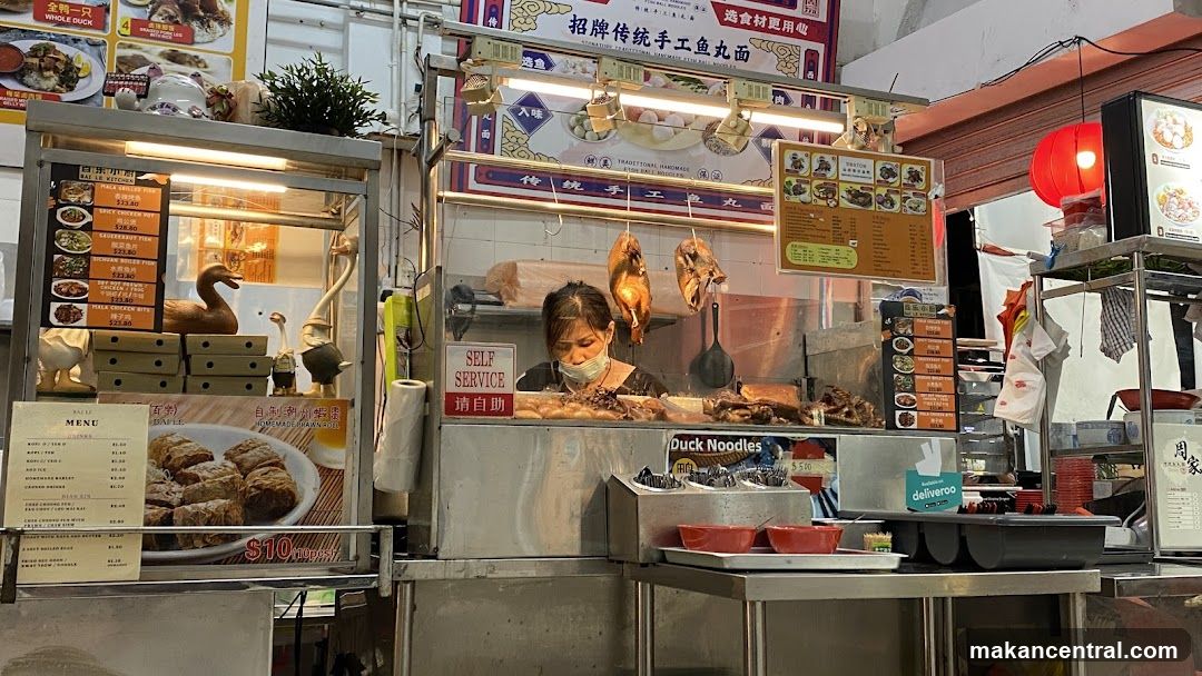 Food Stall with Roasted Ducks