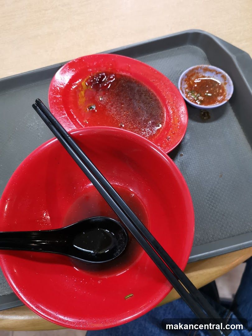 Leftover Food on Tray