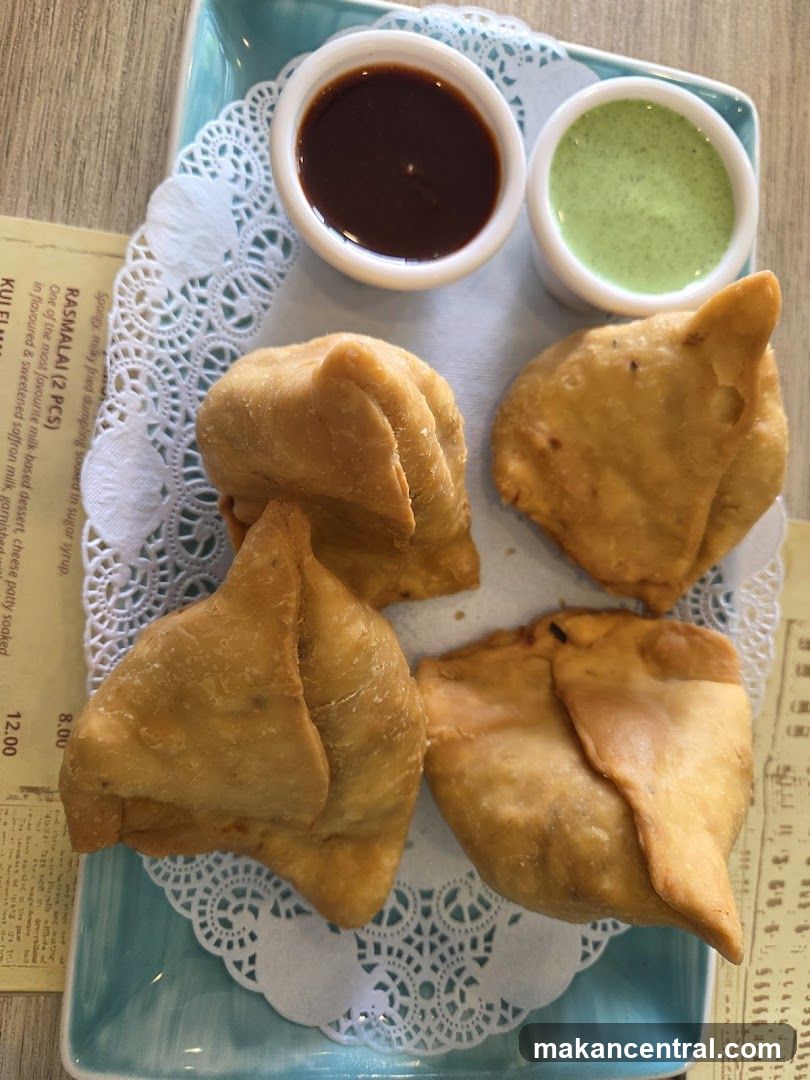 Samosas with Dipping Sauces