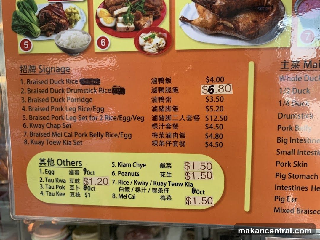 Signage Menu