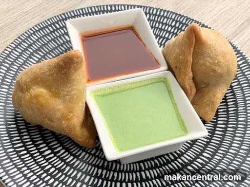 Samosas with Dipping Sauces