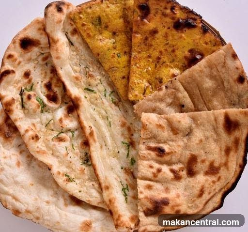 Assortment of Indian Breads