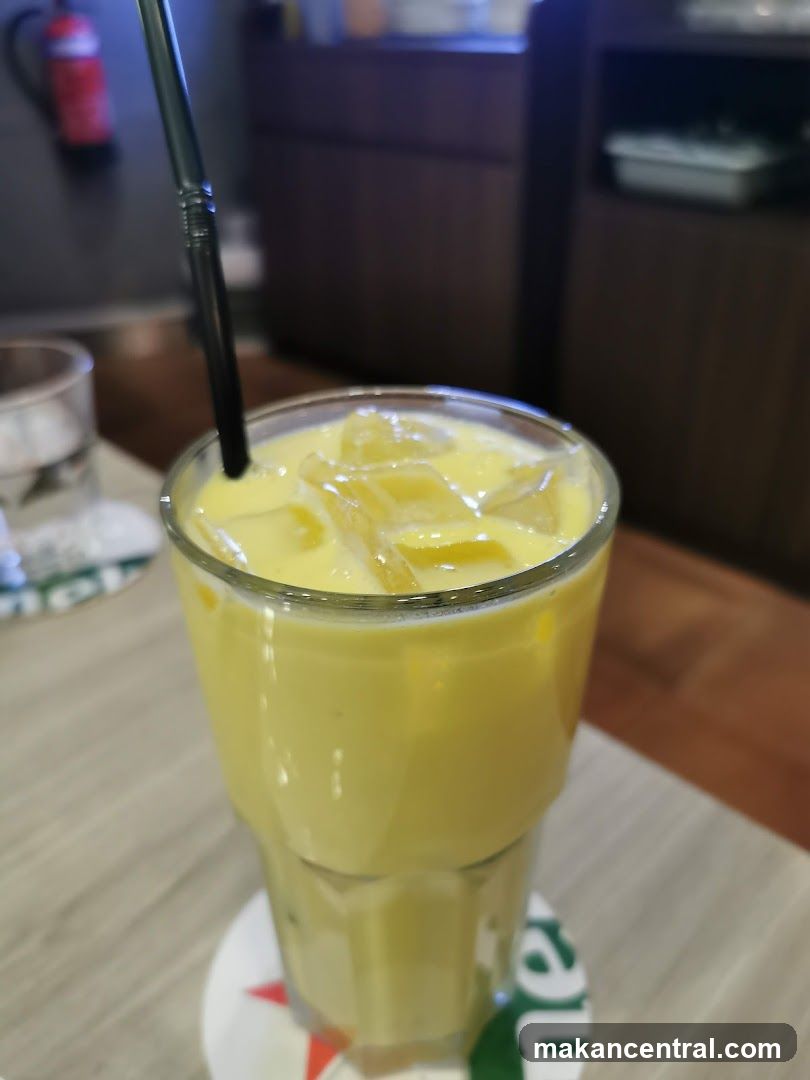 Yellow Drink with Ice