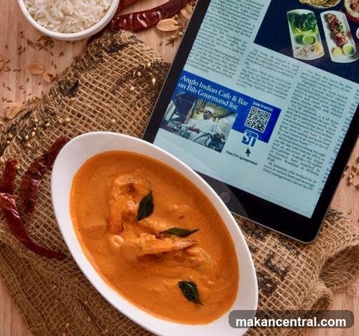 Indian Food and Newspaper Article