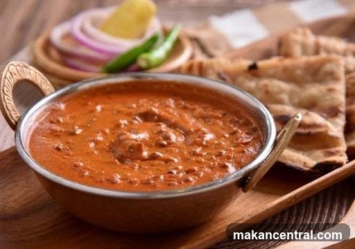 Indian Dish with Naan