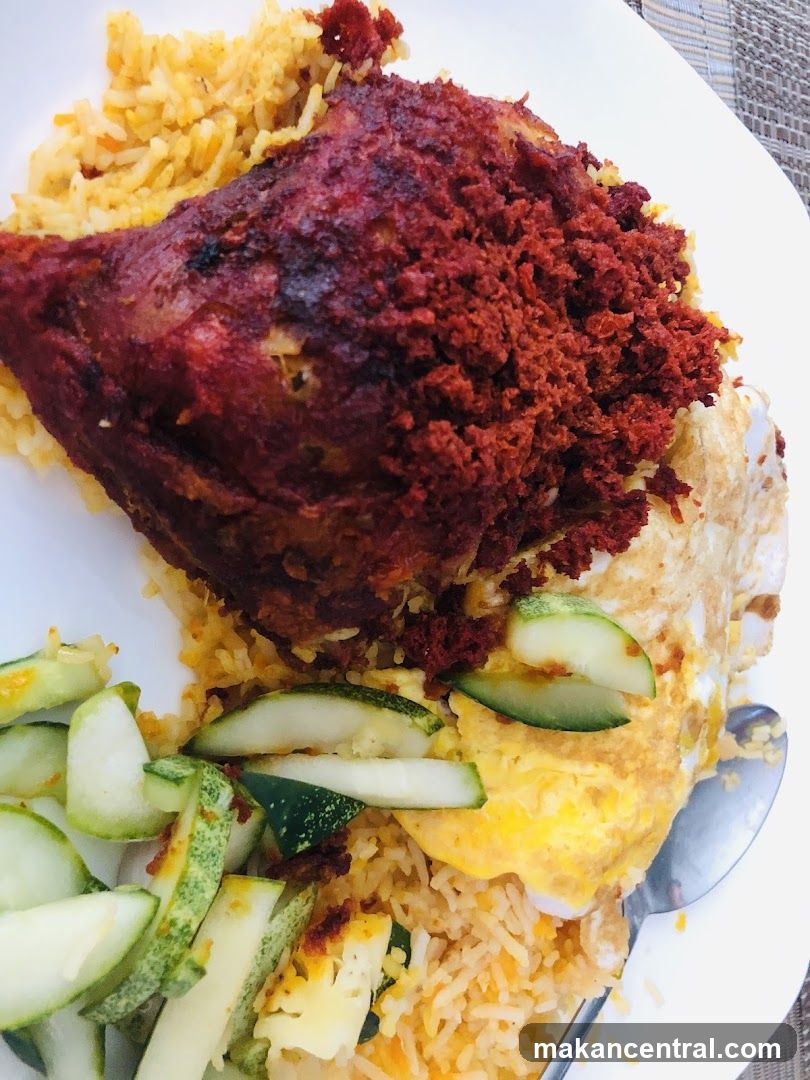 Fried Chicken and Rice