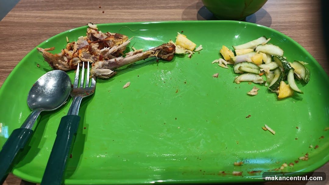 Leftover Chicken Bones and Salad