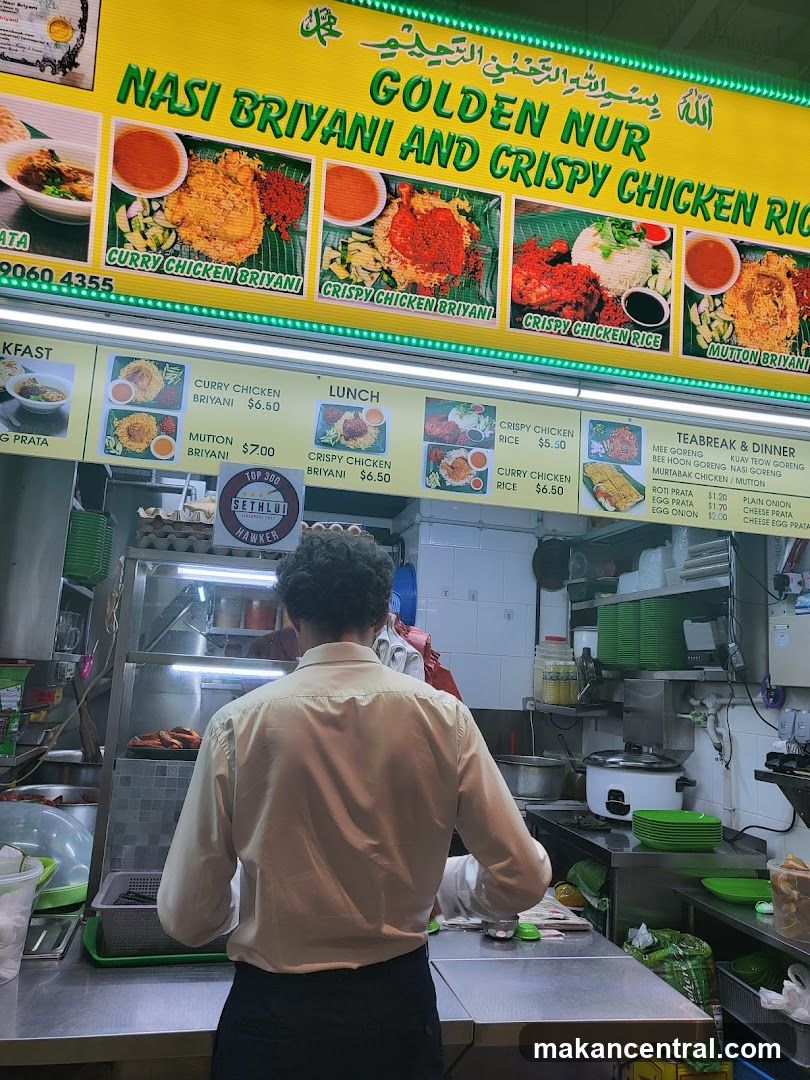 Golden Nur Nasi Briyani and Crispy Chicken Rice Stall