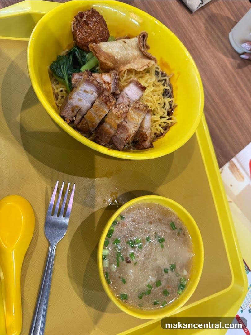 Noodles with Pork and Soup