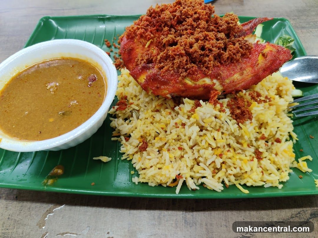 Chicken Biryani with Curry