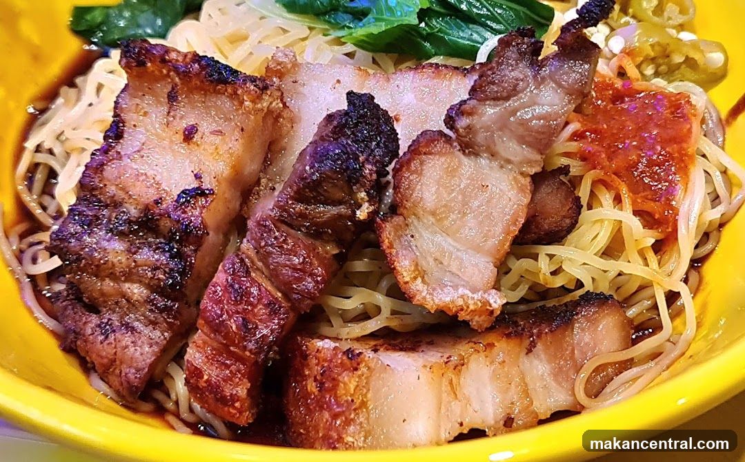 Noodles with Roasted Pork Belly