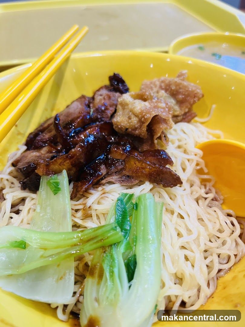 Noodles with Roasted Meat and Vegetables