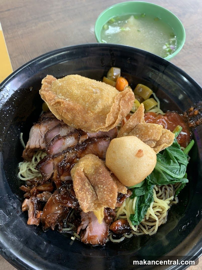 Noodles with Char Siu and Wontons