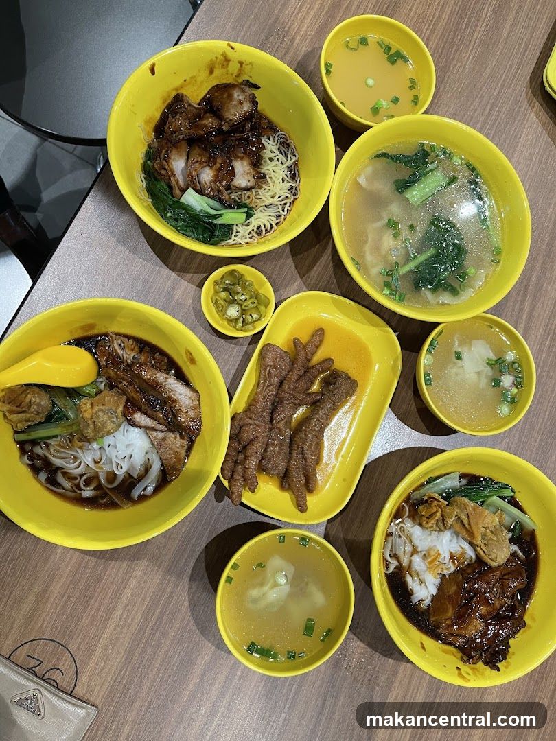 Noodles and Chicken Feet