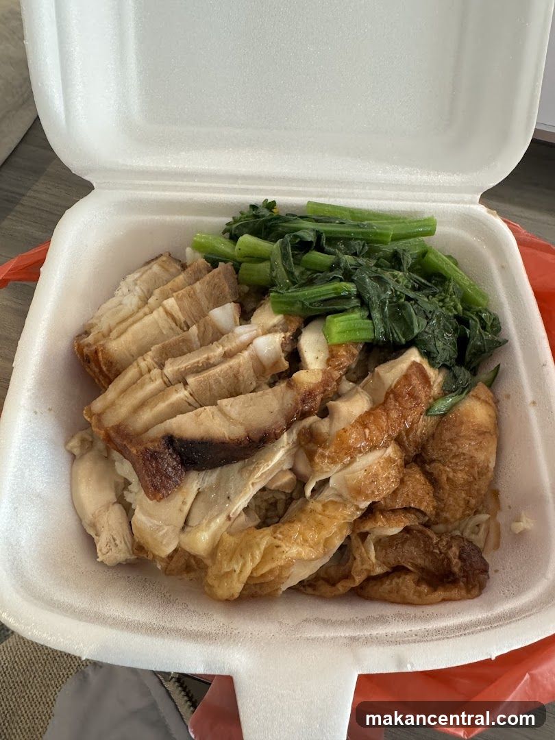 Roast Meats and Vegetables Rice Box