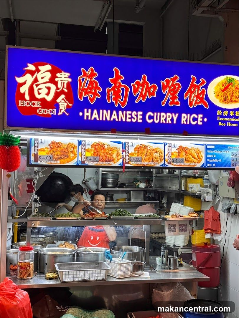 Hainanese Curry Rice Stall