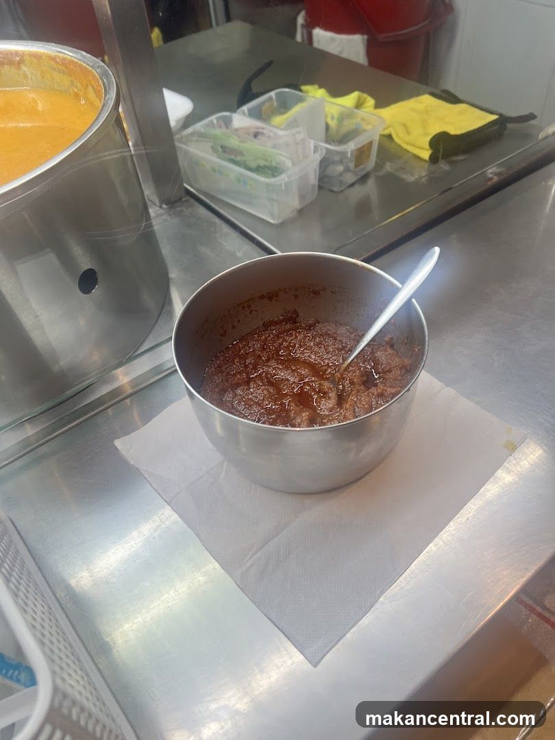 Chili paste in a bowl