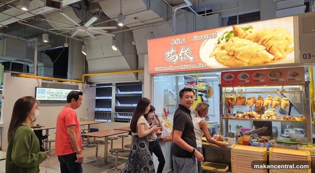 Food Stall with Chicken Display