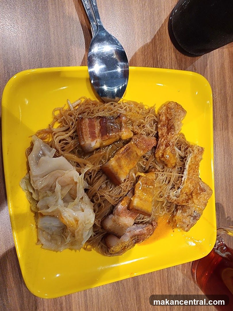 Noodles with Pork and Cabbage