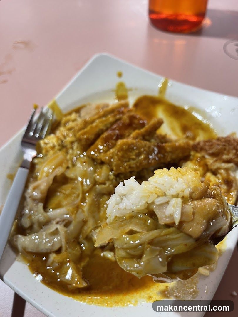 Curry Rice with Fried Chicken